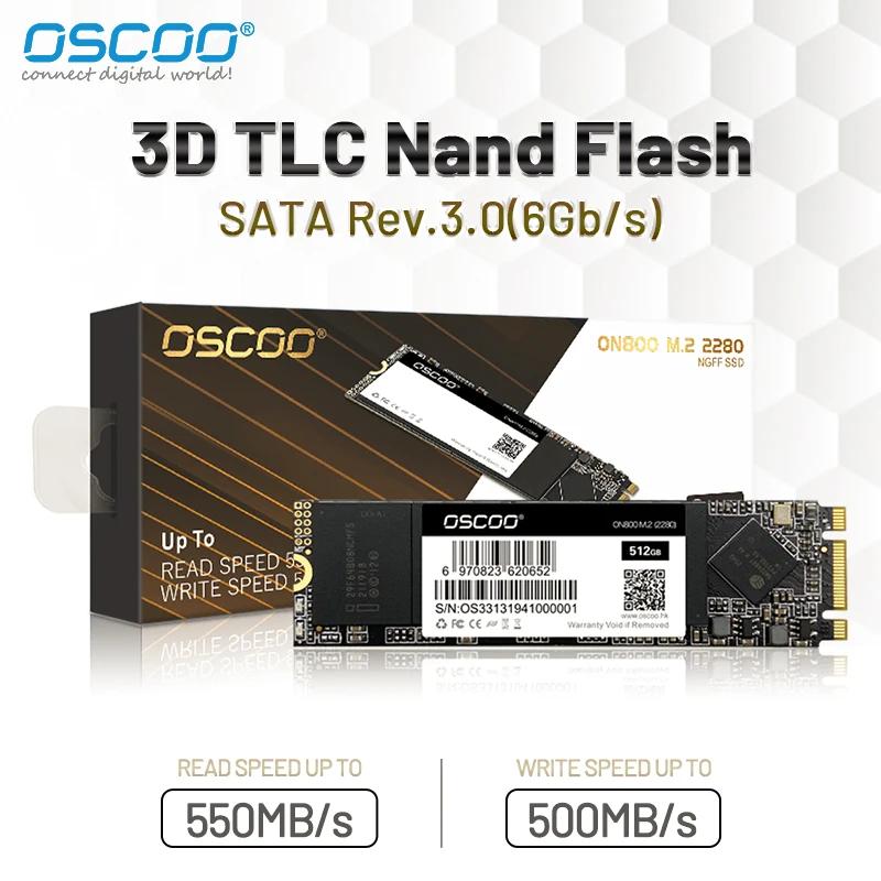 OSCOO ǻ ǰ Ʈ PC  ָ Ʈ ̺, M.2 SATA 3 SSD ϵ ũ ̺, NGFF 2242, 256GB, 512GB, 1TB